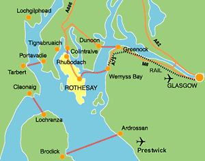 How to get to Isle of Bute